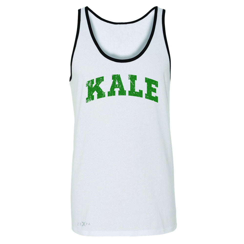 Kale G University Gift for Vegetarian Men's Jersey Tank Vegan Fun Sleeveless - Zexpa Apparel - 6