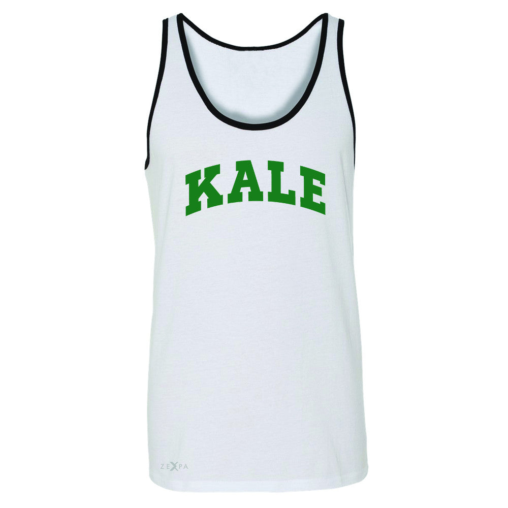 Kale GN University Gift for Vegetarian Men's Jersey Tank Vegan Fun Sleeveless - Zexpa Apparel - 6