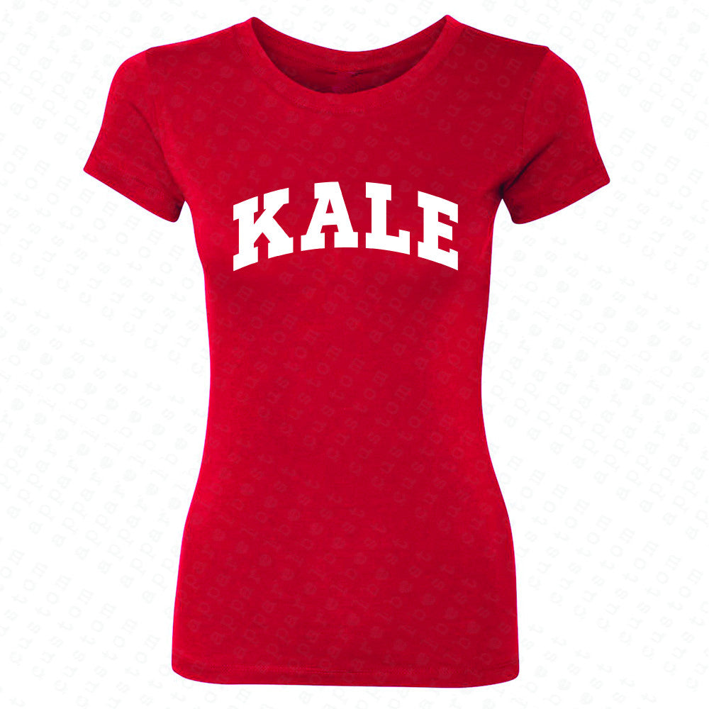 Kale WN University Gift for Vegetarian Women's T-shirt Vegan Fun Tee - Zexpa Apparel - 4