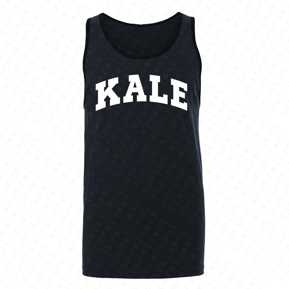 Kale WN University Gift for Vegetarian Men's Jersey Tank Vegan Fun Sleeveless - Zexpa Apparel - 3