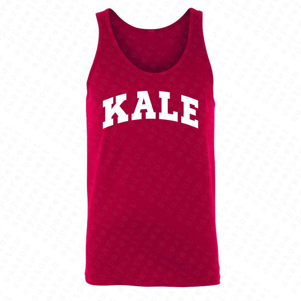 Kale WN University Gift for Vegetarian Men's Jersey Tank Vegan Fun Sleeveless - Zexpa Apparel