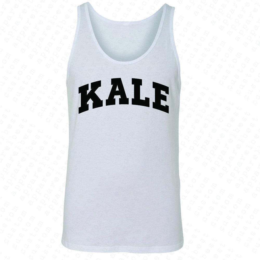 Kale WN University Gift for Vegetarian Men's Jersey Tank Vegan Fun Sleeveless - Zexpa Apparel - 5