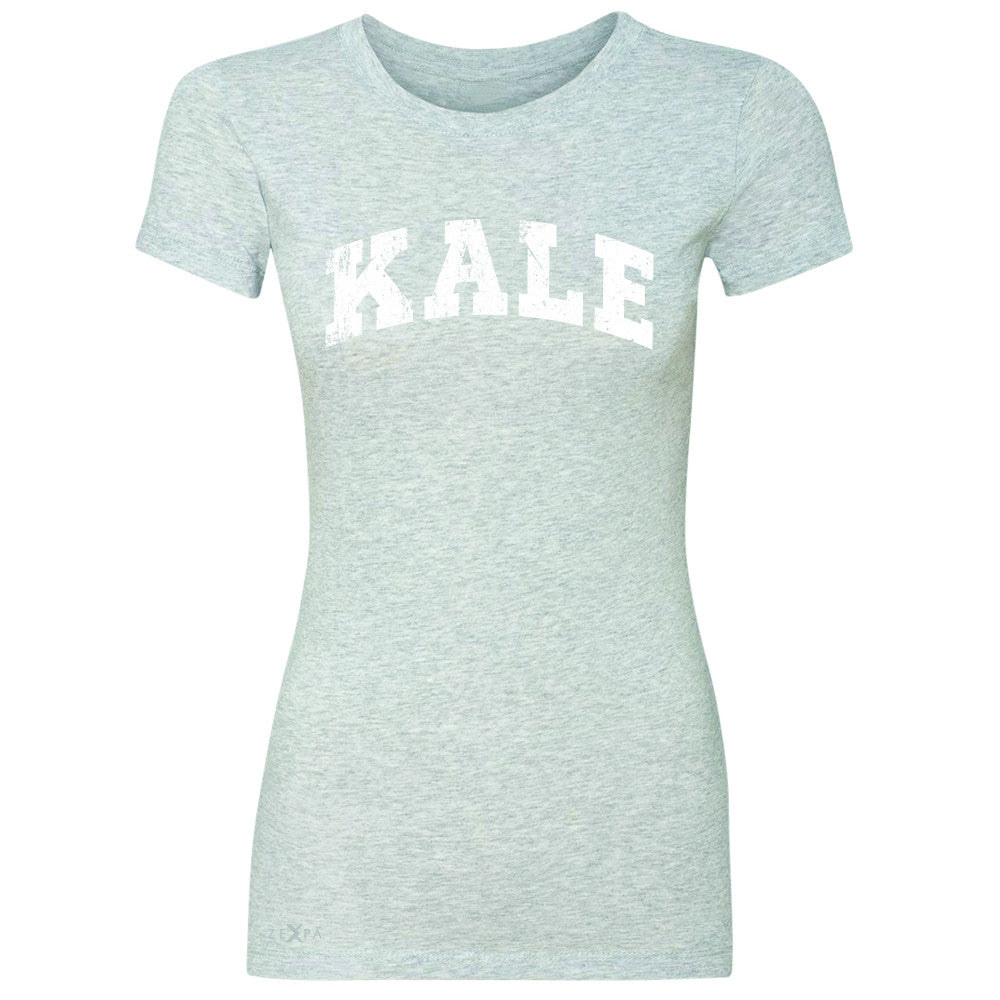 Kale W University Gift for Vegetarian Women's T-shirt Vegan Fun Tee - Zexpa Apparel - 2