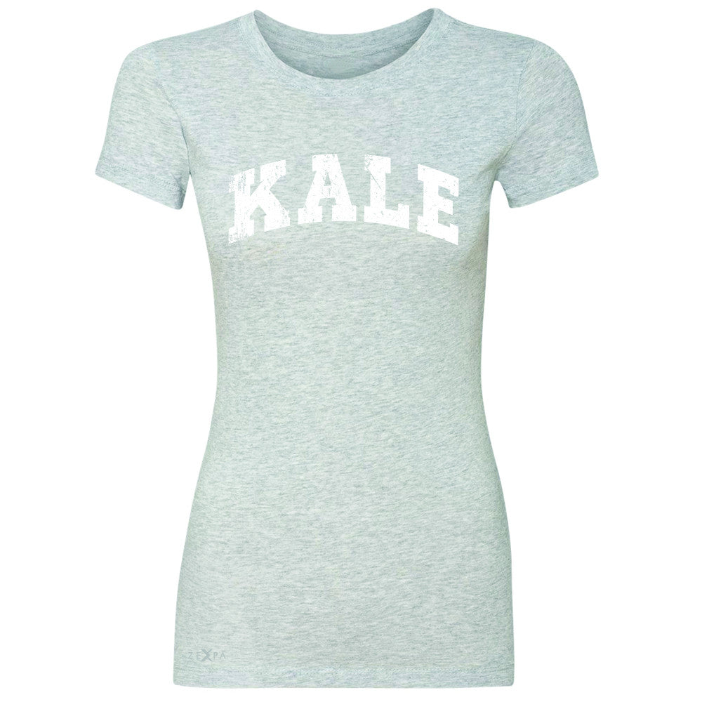 Kale W University Gift for Vegetarian Women's T-shirt Vegan Fun Tee - Zexpa Apparel - 2