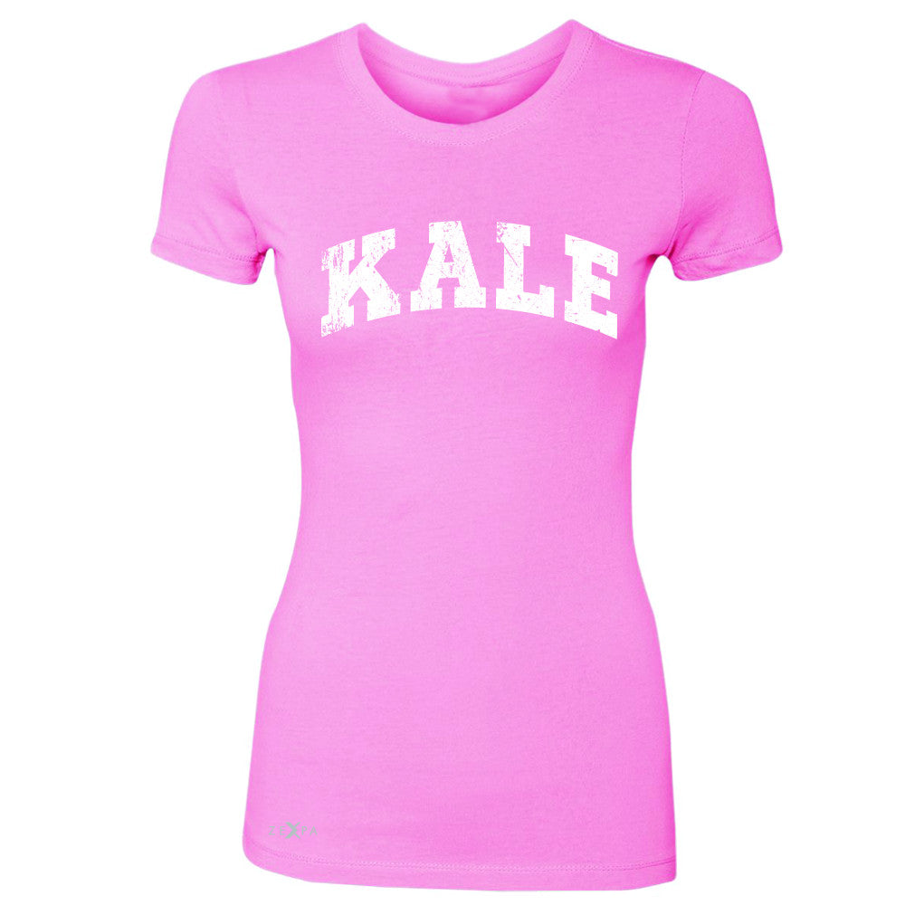 Kale W University Gift for Vegetarian Women's T-shirt Vegan Fun Tee - Zexpa Apparel - 3
