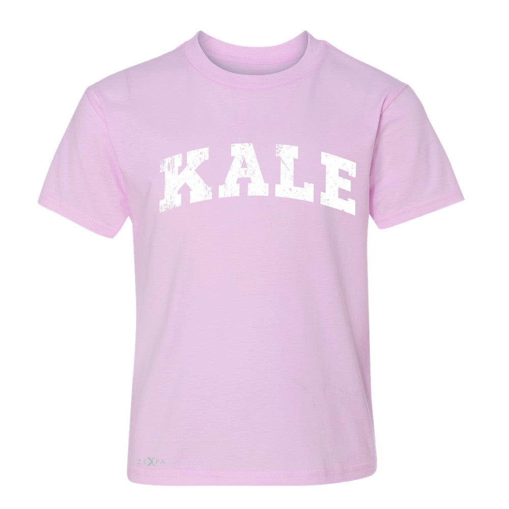 Kale W University Gift for Vegetarian Youth T-shirt Vegan Fun Tee - Zexpa Apparel - 3