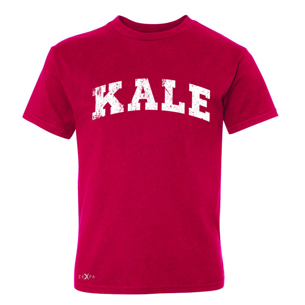 Kale W University Gift for Vegetarian Youth T-shirt Vegan Fun Tee - Zexpa Apparel - 4