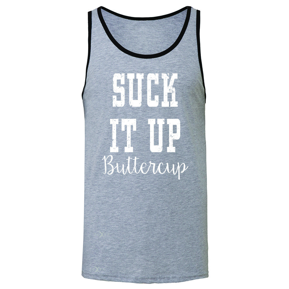 Suck It Up Butter Cool Men's Jersey Tank Saying Funny Sleeveless - Zexpa Apparel - 2