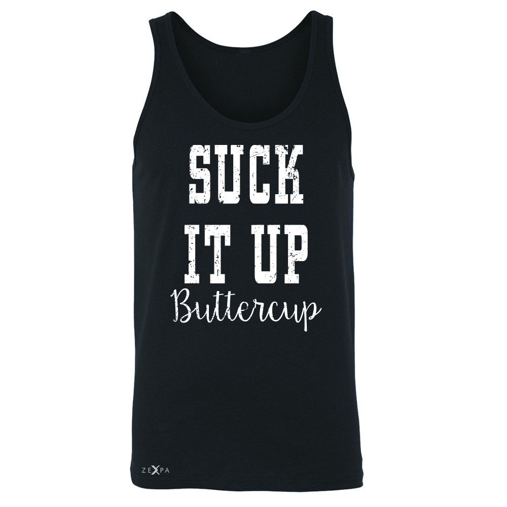 Suck It Up Butter Cool Men's Jersey Tank Saying Funny Sleeveless - Zexpa Apparel - 1
