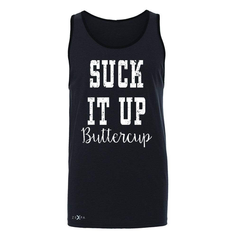 Suck It Up Butter Cool Men's Jersey Tank Saying Funny Sleeveless - Zexpa Apparel - 3