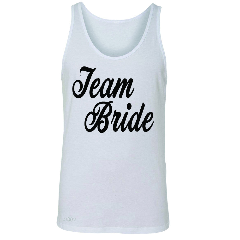Team Bride - Friends and Family of Bride Men's Jersey Tank Wedding Sleeveless - Zexpa Apparel - 5