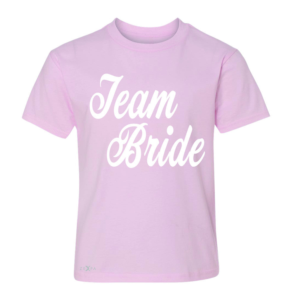Team Bride - Friends and Family of Bride Youth T-shirt Wedding Tee - Zexpa Apparel - 3
