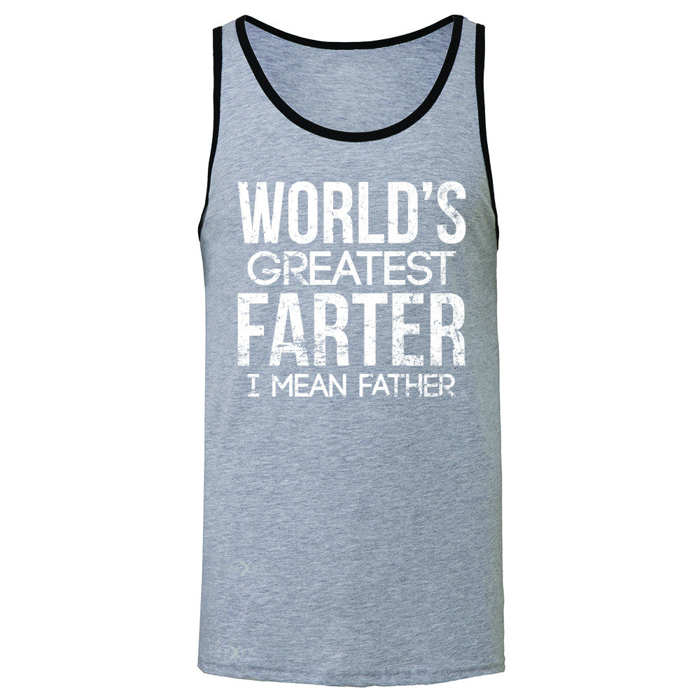 World's Best Farter I Mean Father D Men's Jersey Tank Father's Day Sleeveless - Zexpa Apparel - 2
