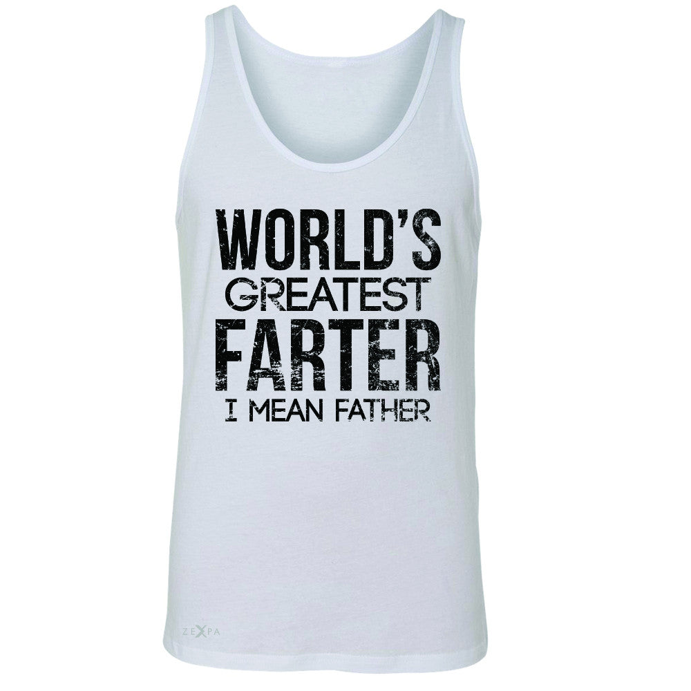 World's Best Farter I Mean Father D Men's Jersey Tank Father's Day Sleeveless - Zexpa Apparel - 5
