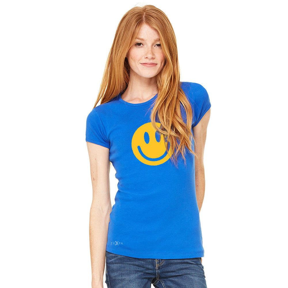 Funny Smiley Face Super Emoji Women's T-shirt Funny Tee - zexpaapparel - 8