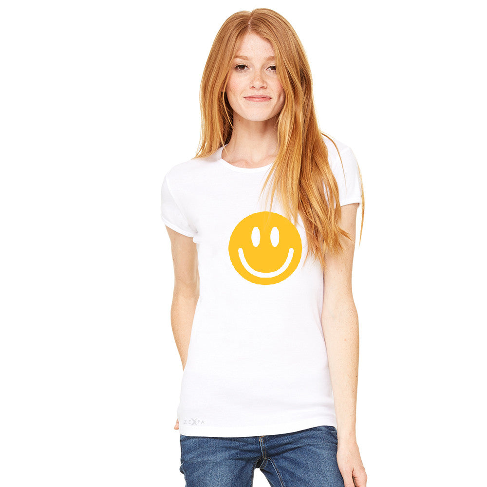 Funny Smiley Face Super Emoji Women's T-shirt Funny Tee - zexpaapparel - 10