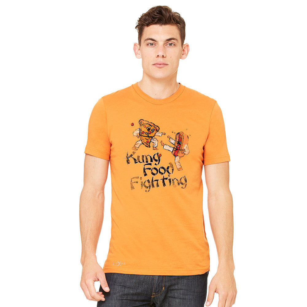 Kung Food Fighting Pizzas Kung Fu Men's T-shirt Funny Tee - zexpaapparel - 7