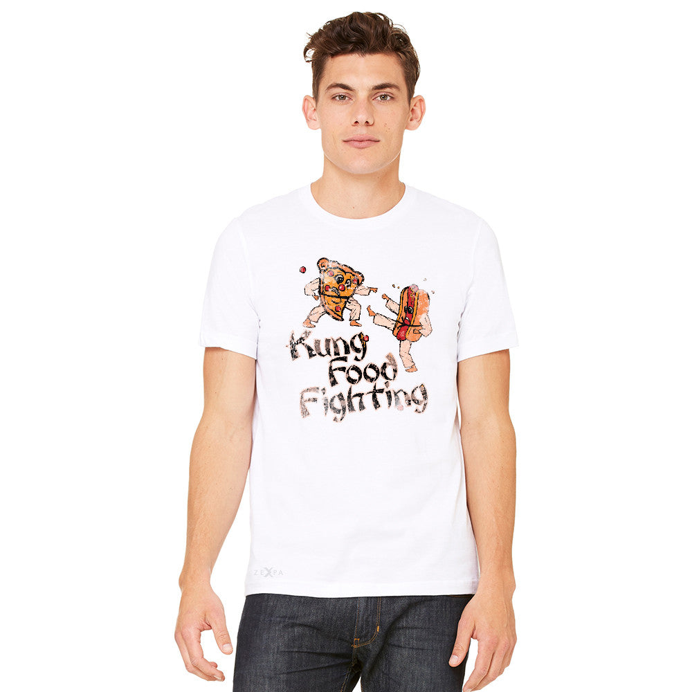 Kung Food Fighting Pizzas Kung Fu Men's T-shirt Funny Tee - zexpaapparel - 11