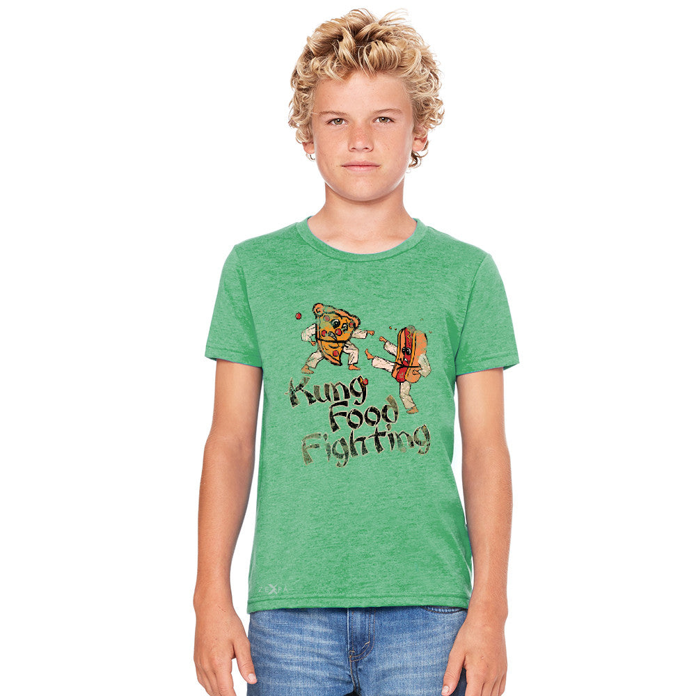 Kung Food Fighting Pizzas Kung Fu Youth T-shirt Funny Tee - Zexpa Apparel - 4