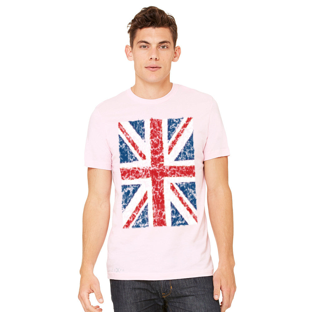 Distressed British Flag Great Britain Men's T-shirt Patriotic Tee - Zexpa Apparel