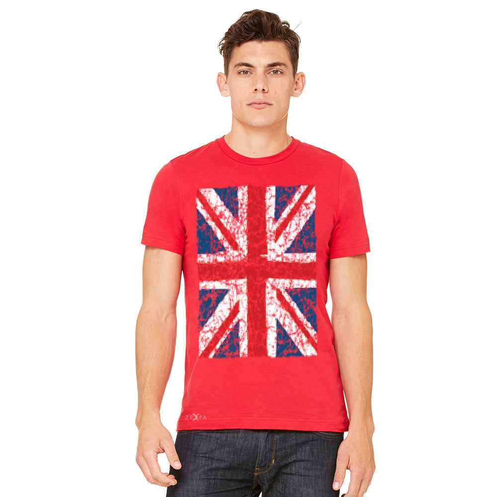 Distressed British Flag Great Britain Men's T-shirt Patriotic Tee - Zexpa Apparel - 9