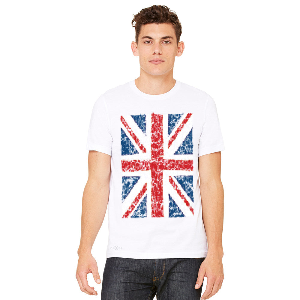 Distressed British Flag Great Britain Men's T-shirt Patriotic Tee - Zexpa Apparel - 11