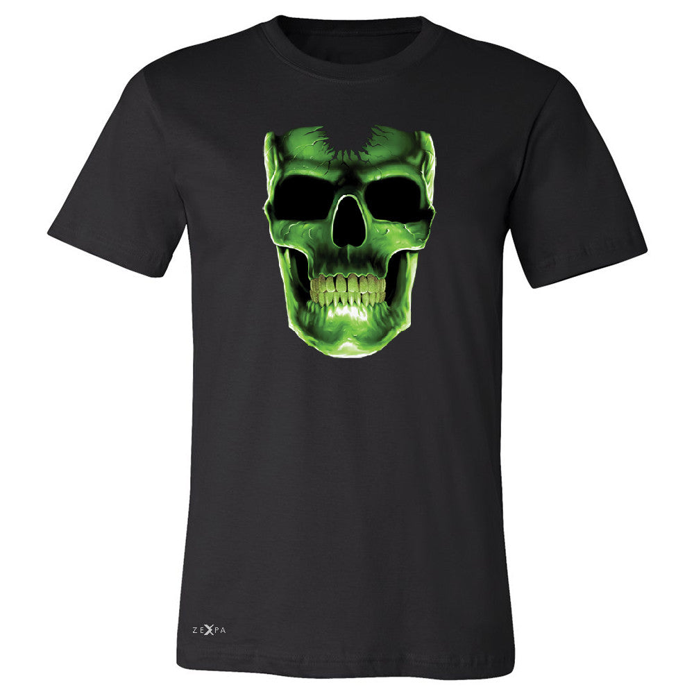 Skull Glow In The Dark  Men's T-shirt Halloween Event Costume Tee - Zexpa Apparel - 1