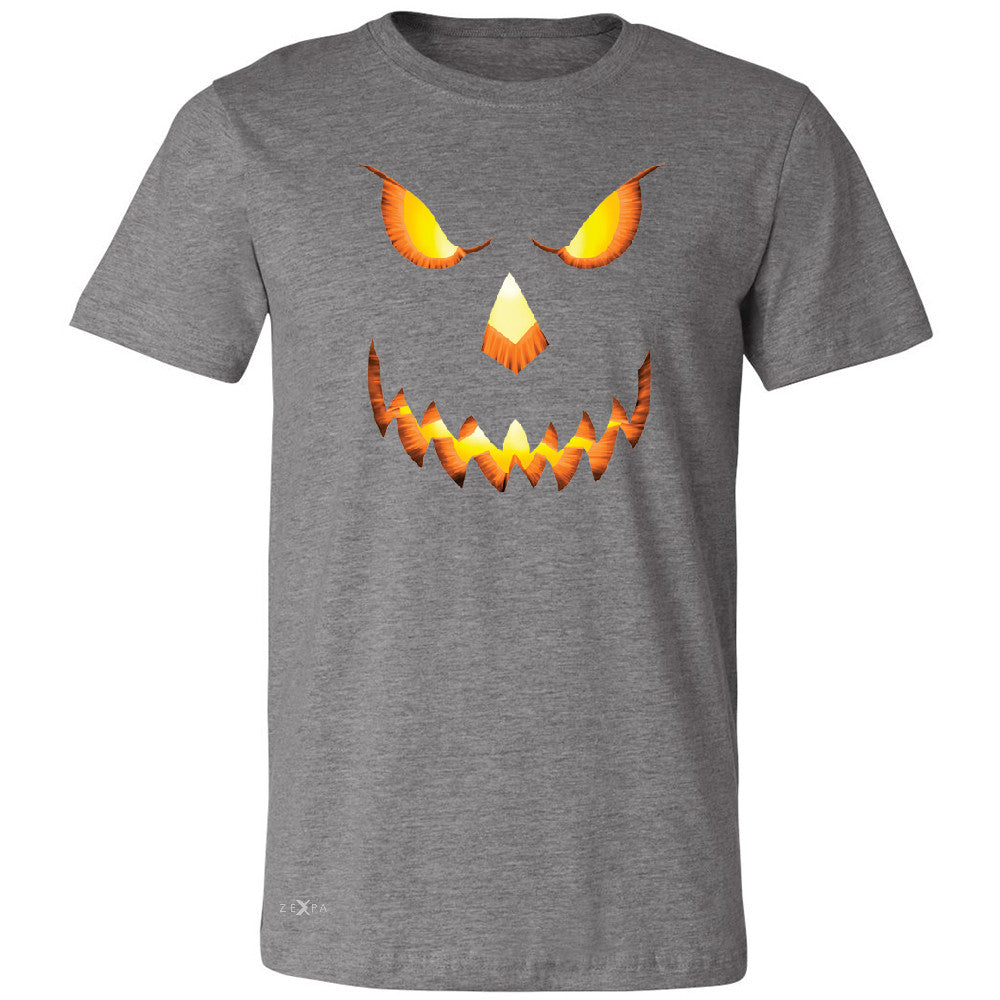PUMPKIN Jack-o'Lantern Scary Costume Men's T-shirt Halloween NT Tee - Zexpa Apparel - 3