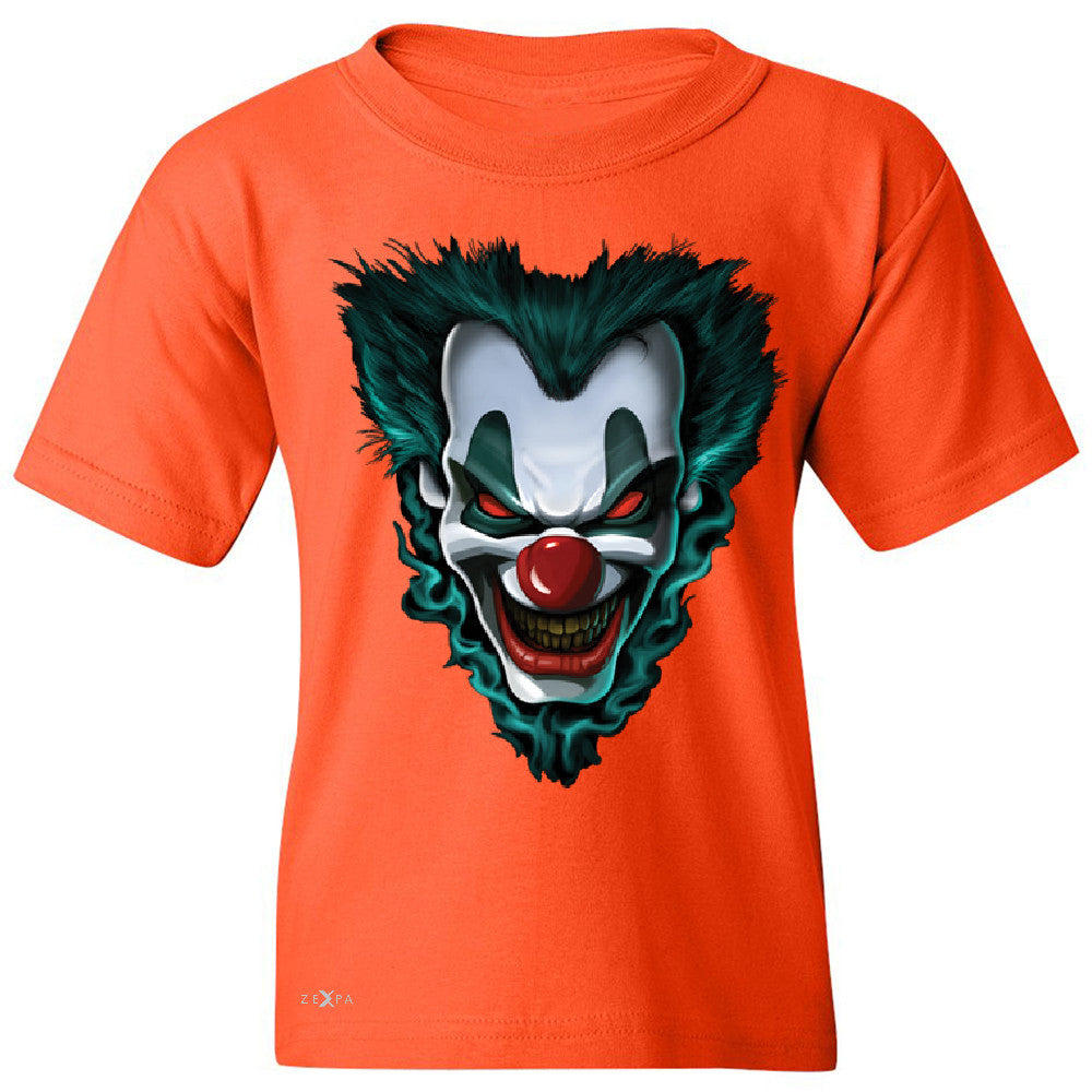Freakshow Joker Clown Scary Youth T-shirt Halloween Eve Costume Tee - Zexpa Apparel - 2