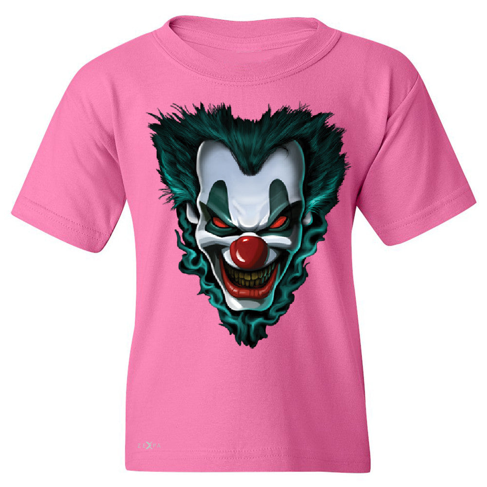 Freakshow Joker Clown Scary Youth T-shirt Halloween Eve Costume Tee - Zexpa Apparel - 3