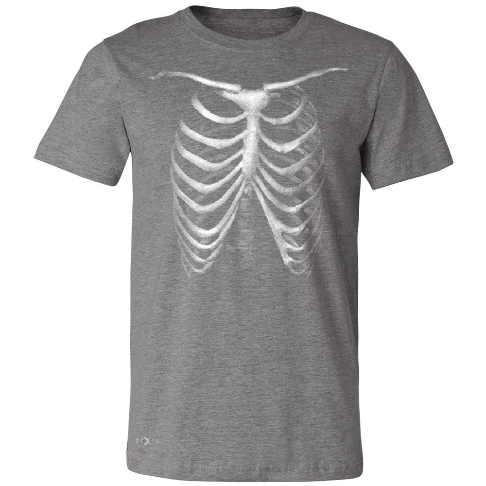 Rib Cage Glow in The Dark  Men's T-shirt Halloween Costume Eve Tee - Zexpa Apparel - 3