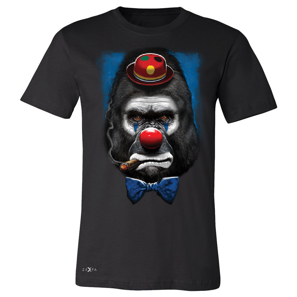 Gorilla Clown Sad Scary Men's T-shirt Halloween Costume Event Tee - Zexpa Apparel - 1