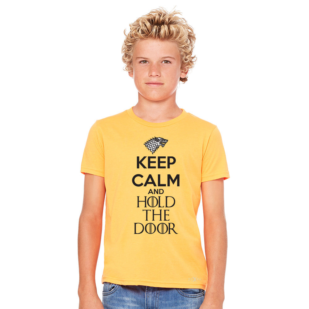Keep Calm and Hold The Door - Hodor  Youth T-shirt GOT Tee - Zexpa Apparel - 8