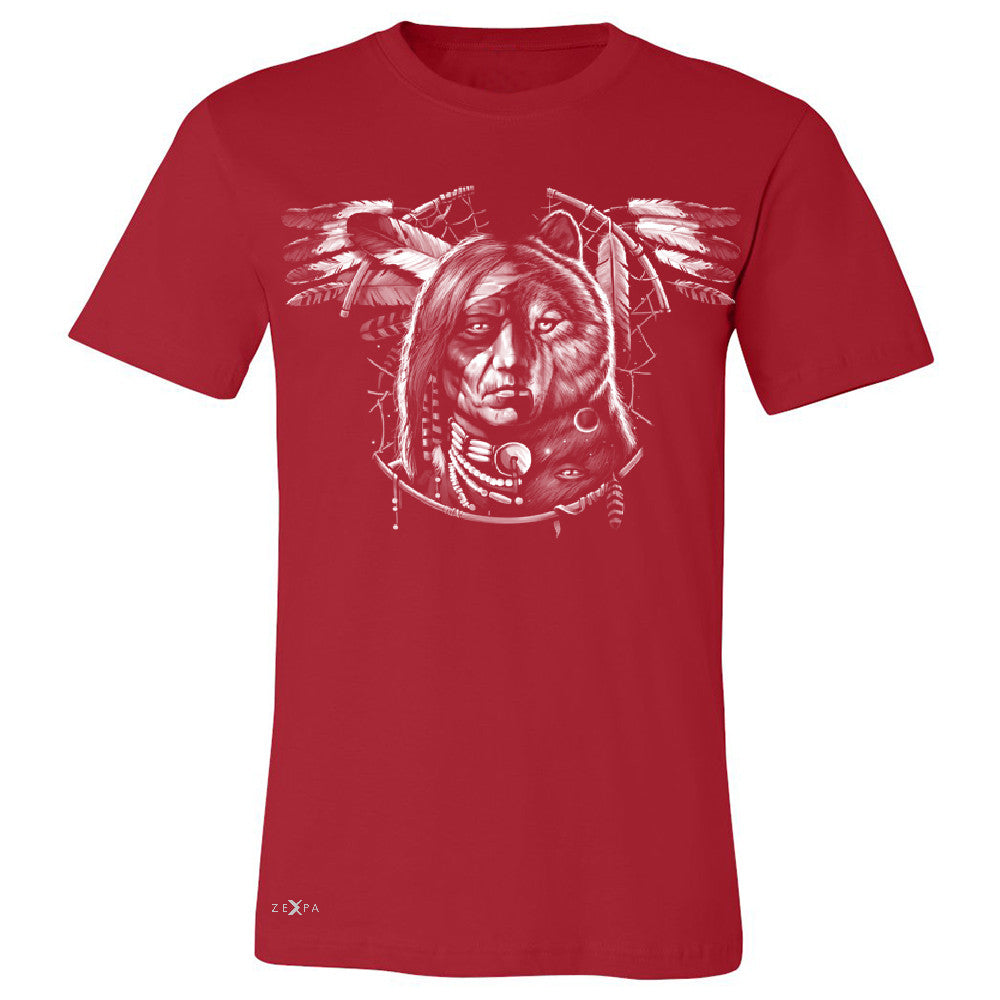 Wolf Dream Spirit Men's T-shirt Native American Dream Catcher Tee - Zexpa Apparel - 5
