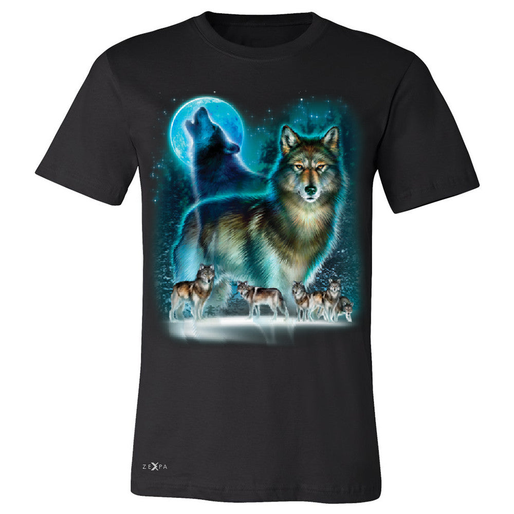 Zexpa Apparelâ„¢ Moonlight Wolf Men's T-shirt Native American Dream Catcher Tee - Zexpa Apparel Halloween Christmas Shirts