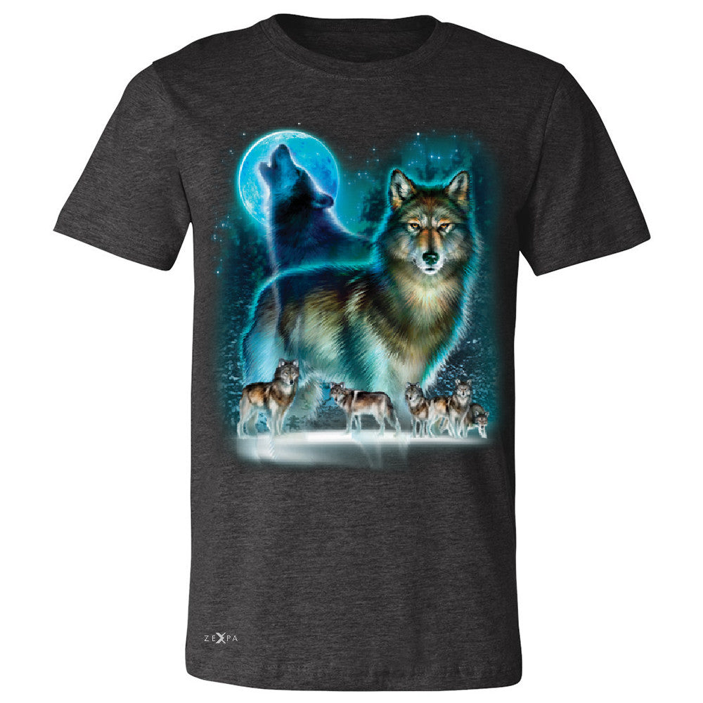 Zexpa Apparelâ„¢ Moonlight Wolf Men's T-shirt Native American Dream Catcher Tee - Zexpa Apparel Halloween Christmas Shirts
