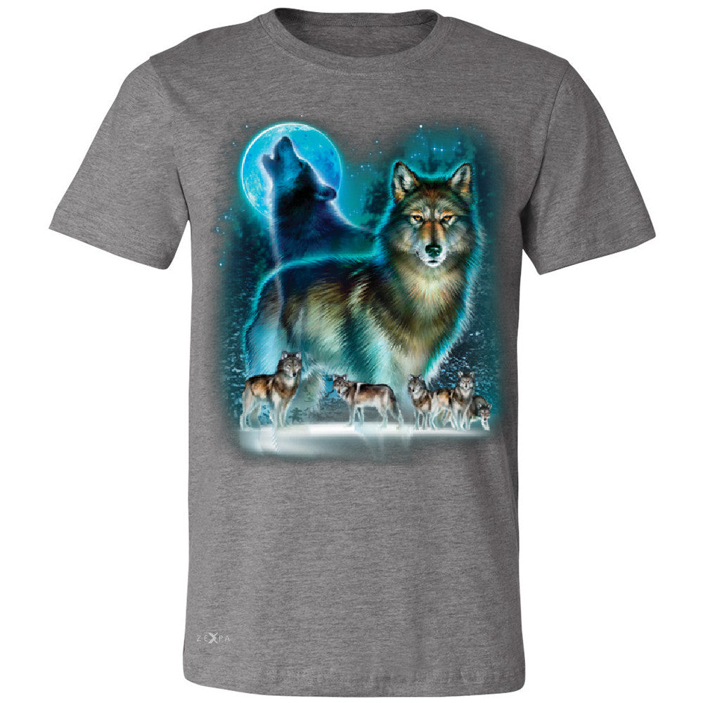 Zexpa Apparelâ„¢ Moonlight Wolf Men's T-shirt Native American Dream Catcher Tee - Zexpa Apparel Halloween Christmas Shirts