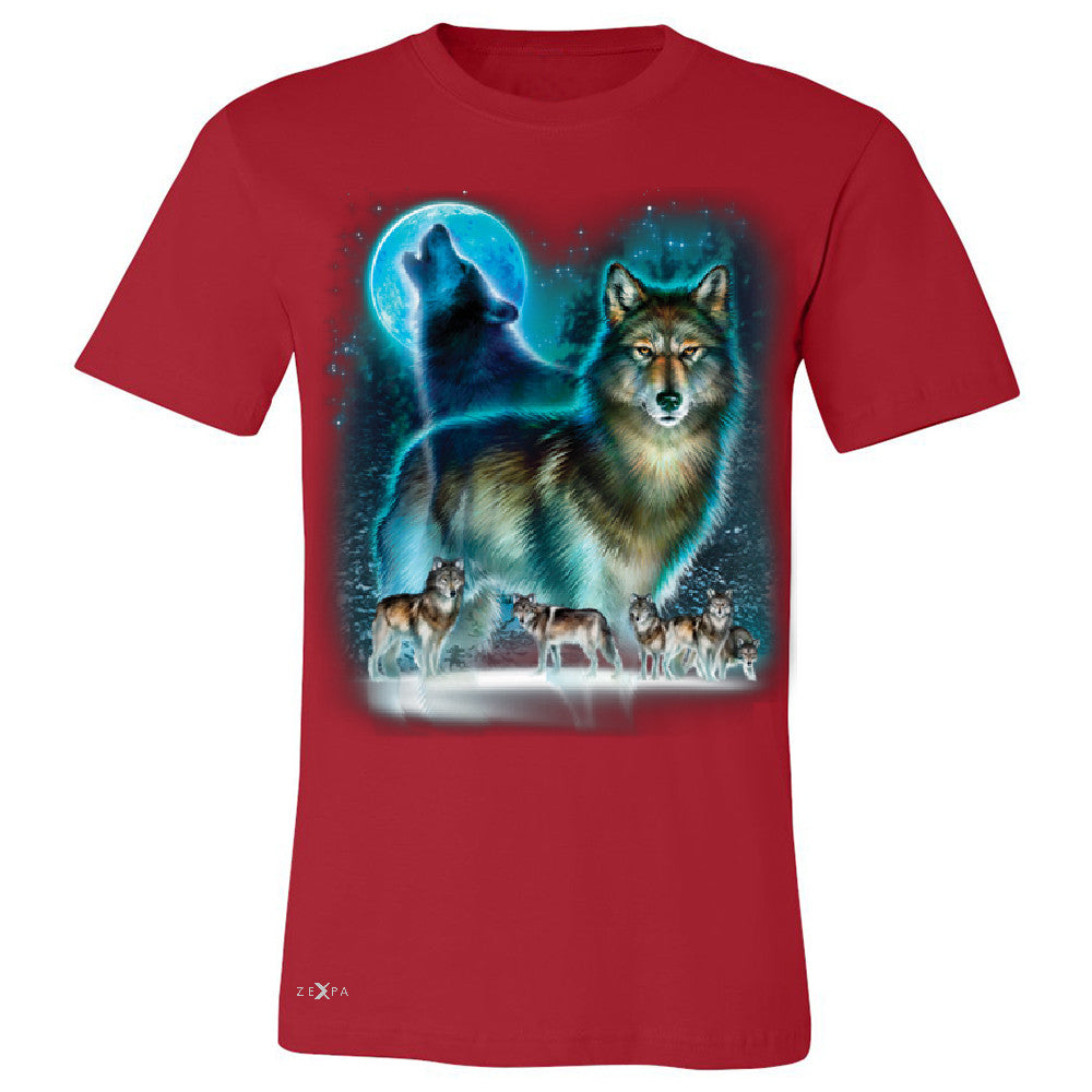 Zexpa Apparelâ„¢ Moonlight Wolf Men's T-shirt Native American Dream Catcher Tee - Zexpa Apparel Halloween Christmas Shirts