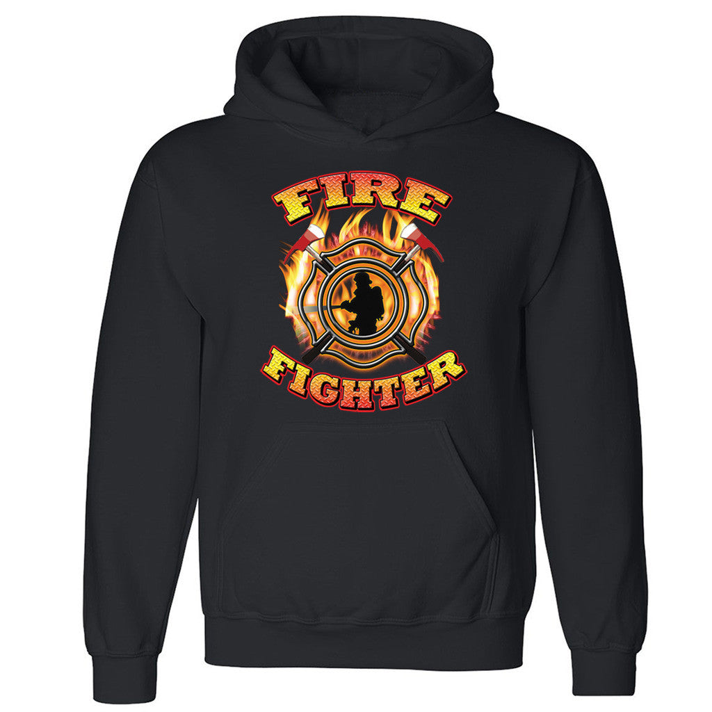 Zexpa Apparelâ„¢ Fire Fighters Unisex Hoodie 9/11 Heros Never Forget Honor Hooded Sweatshirt