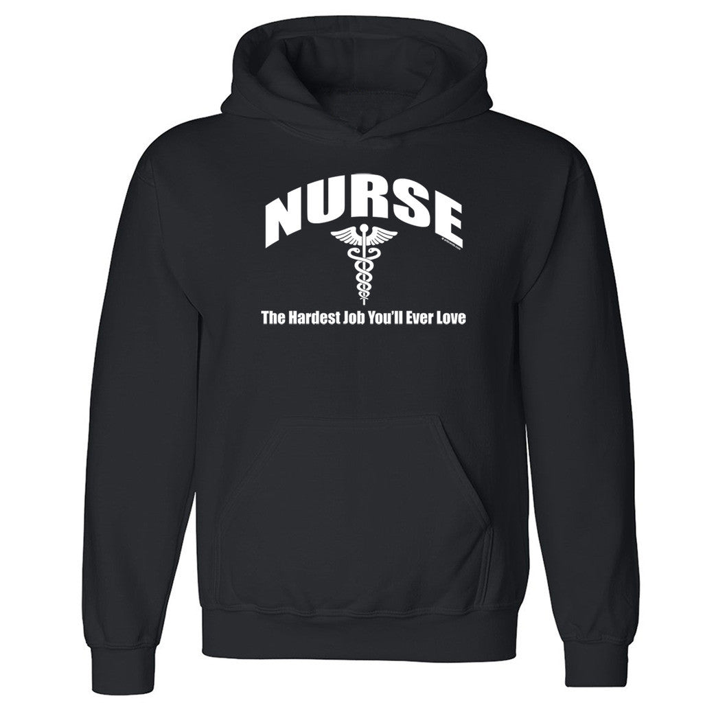 Zexpa Apparelâ„¢ Nurse The Hardest Love You'll Ever Love Unisex Hoodie Cool Hooded Sweatshirt