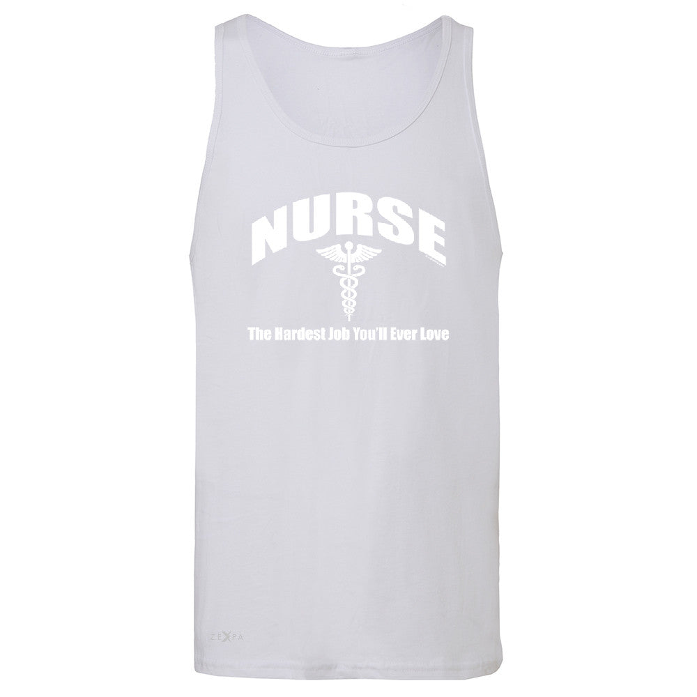 Nurse Men's Jersey Tank The Hardest Job You Will Ever Love Sleeveless - Zexpa Apparel - 6