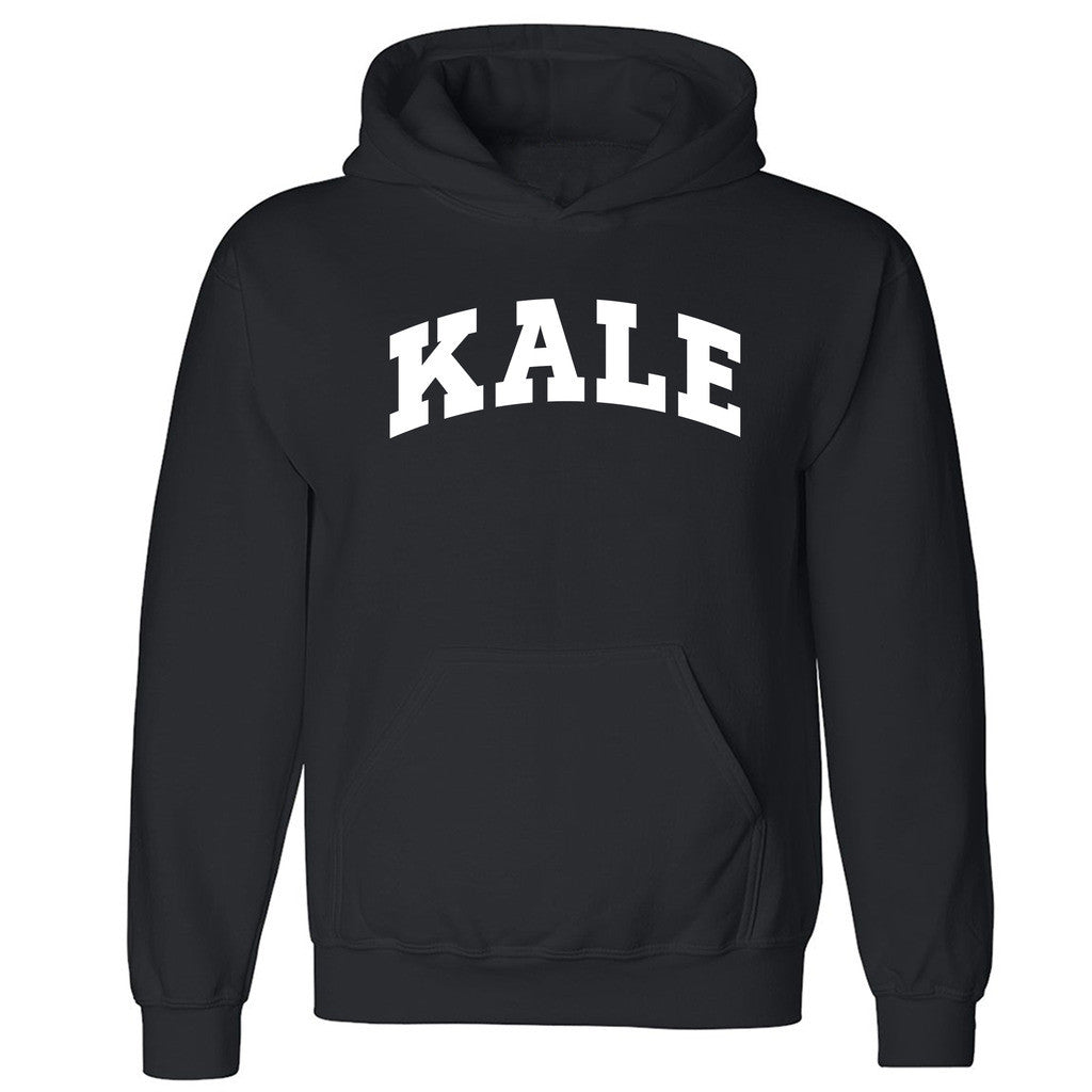 Zexpa Apparelâ„¢ Kale University Unisex Hoodie Vegeterian Vegan Funny Organics Hooded Sweatshirt