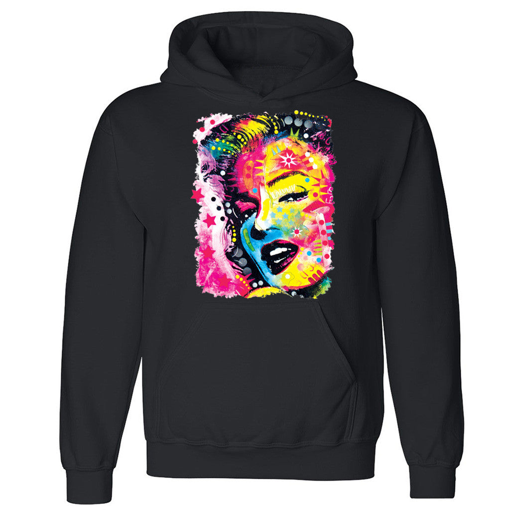 Zexpa Apparelâ„¢ Neon Colorful Marilyn Monroe Unisex Hoodie Starlet Cool Shiny Hooded Sweatshirt - Zexpa Apparel Halloween Christmas Shirts