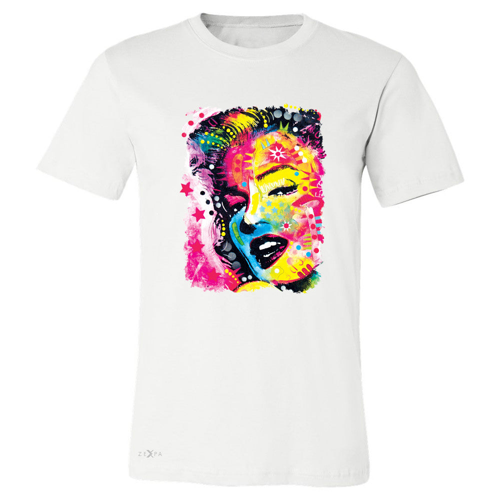 Zexpa Apparelâ„¢ Marilyn Neon Painting Portrait Men's T-shirt Hollywood Beauty Tradition Tee - Zexpa Apparel Halloween Christmas Shirts