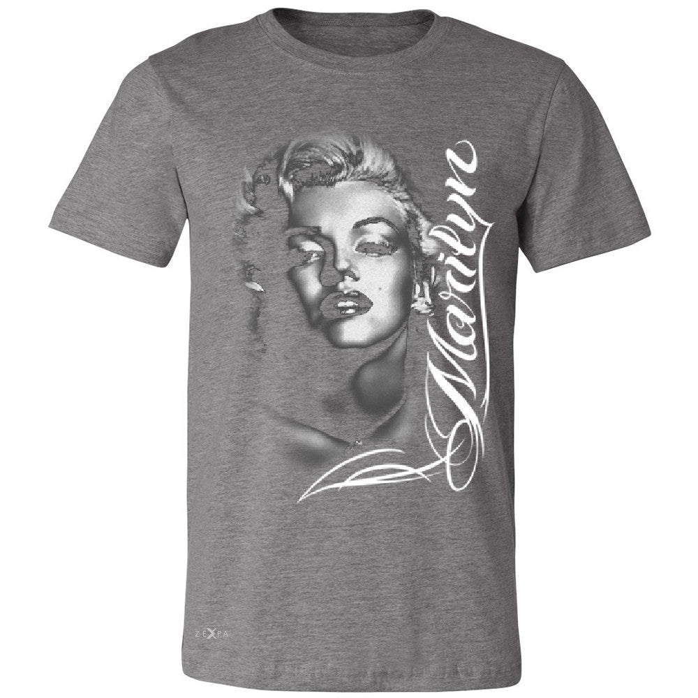 Marilyn Monroe Gangster Respect  Men's T-shirt Tattoo Gun Babe Tee - Zexpa Apparel - 3
