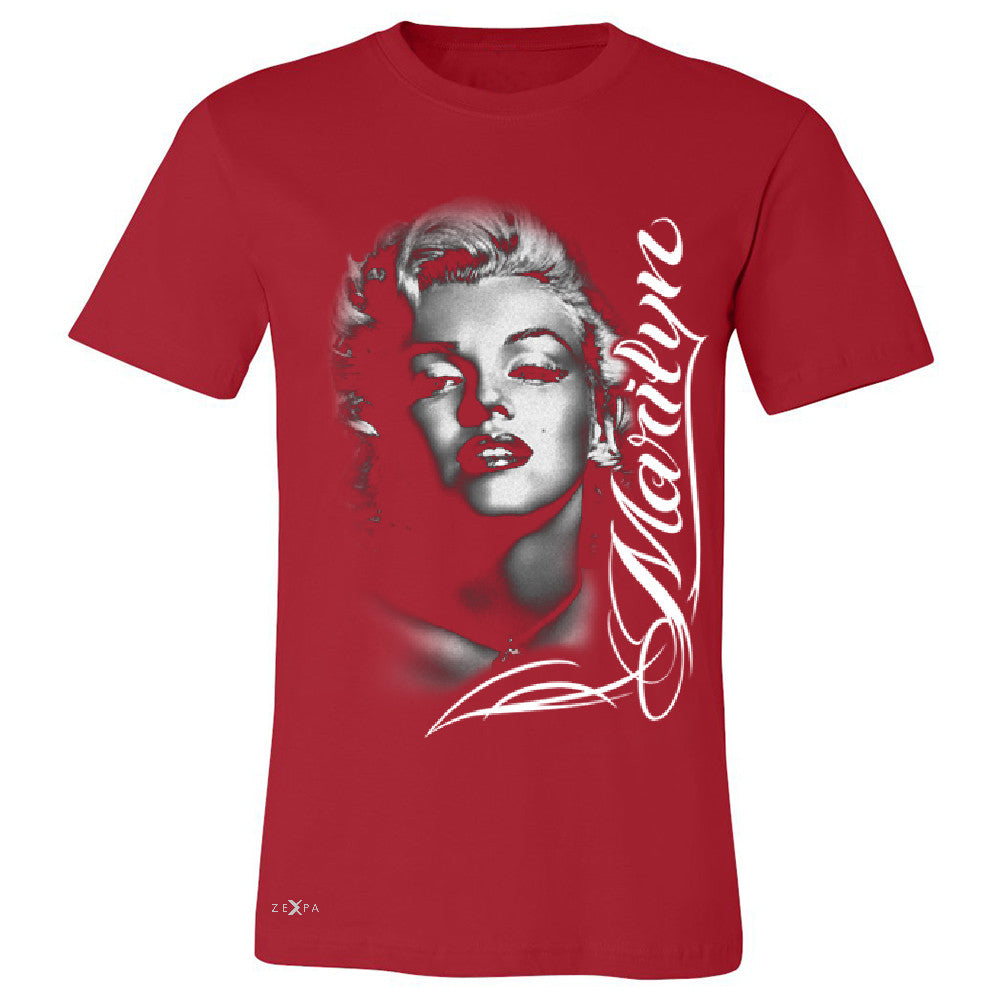 Marilyn Monroe Gangster Respect  Men's T-shirt Tattoo Gun Babe Tee - Zexpa Apparel - 5