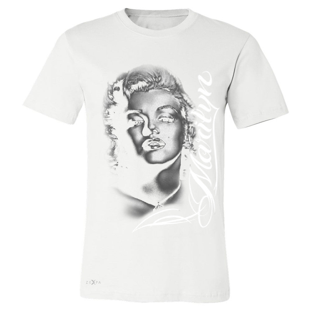 Marilyn Monroe Gangster Respect  Men's T-shirt Tattoo Gun Babe Tee - Zexpa Apparel - 6