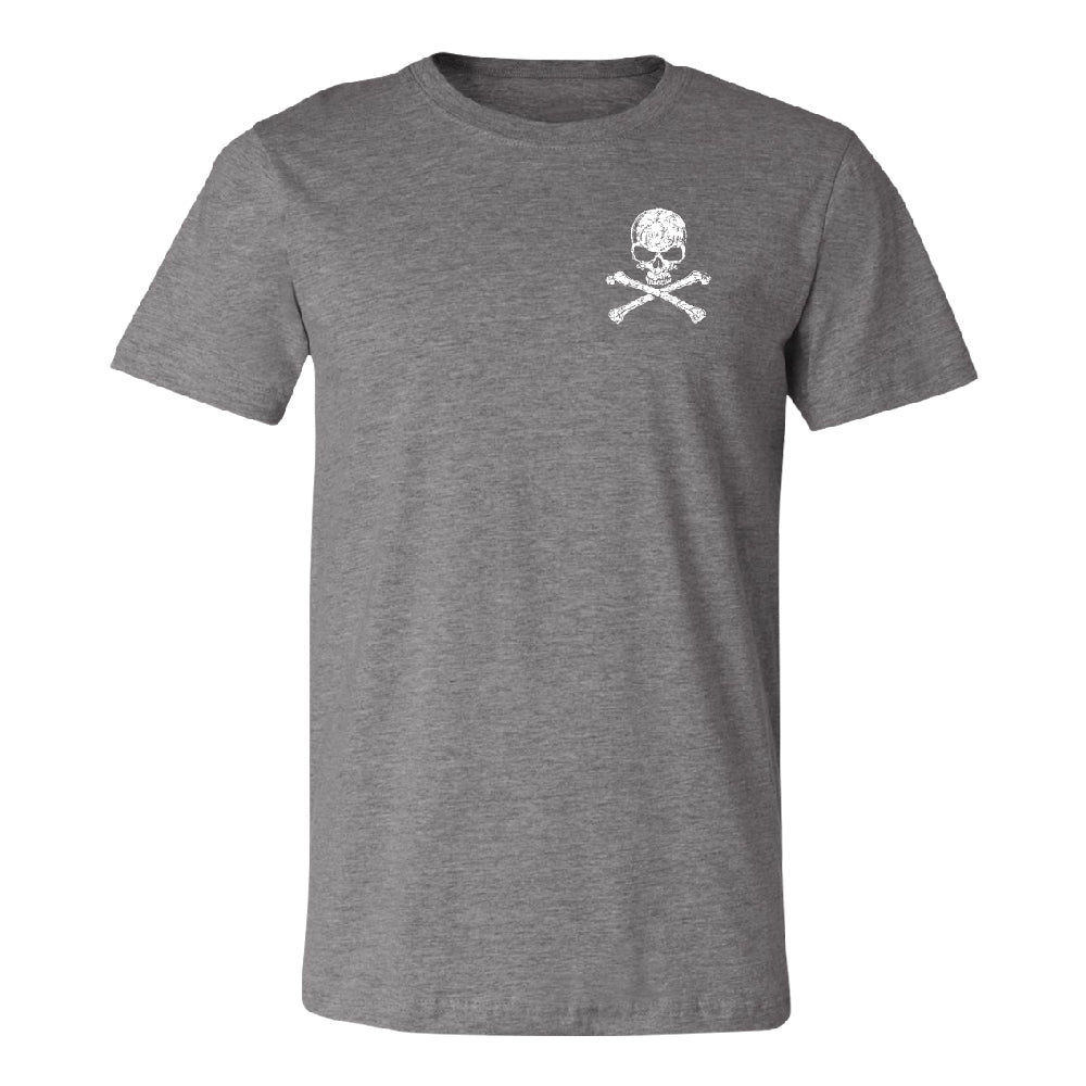 Pocket Design - Skull and Crossbones Men's T-Shirt 