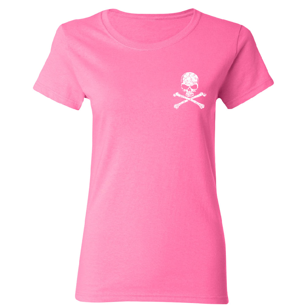 Pocket Design - Skull and Crossbones Women's T-Shirt 