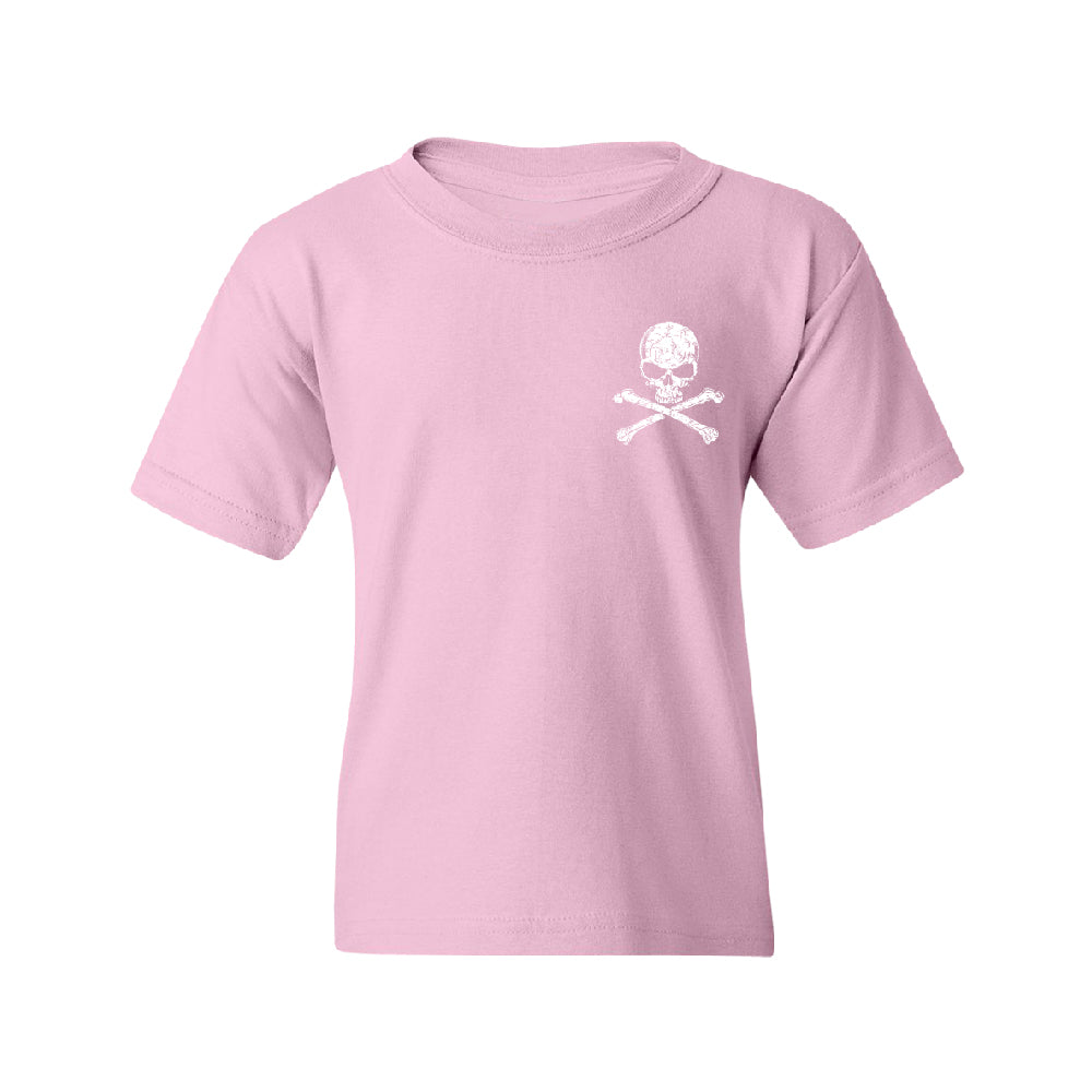 Pocket Design - Skull and Crossbones Youth T-Shirt 